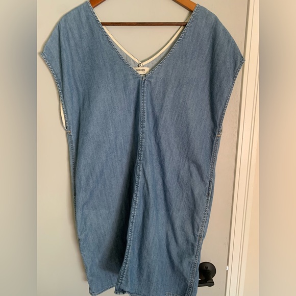 Golden by TNA denim mini dress - Picture 3 of 7